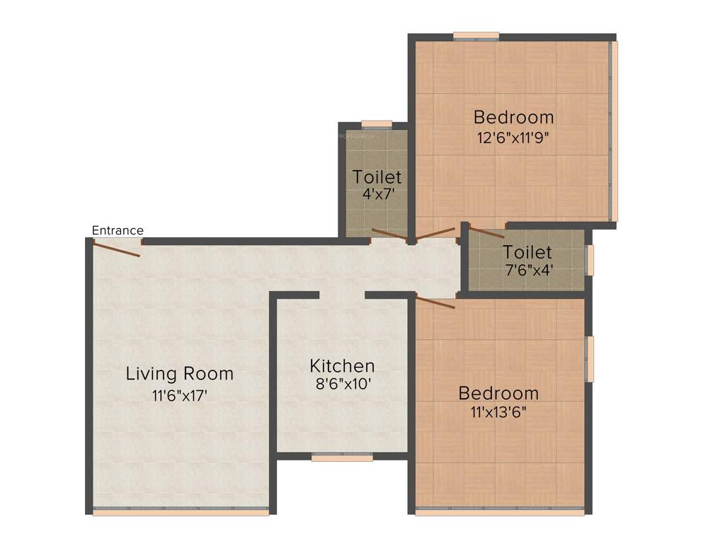 Relcon Vile Parle Kalpavriksha Cooperative Housing Society Limited (1BHK+1T (347 sq ft) 347 sq ft)