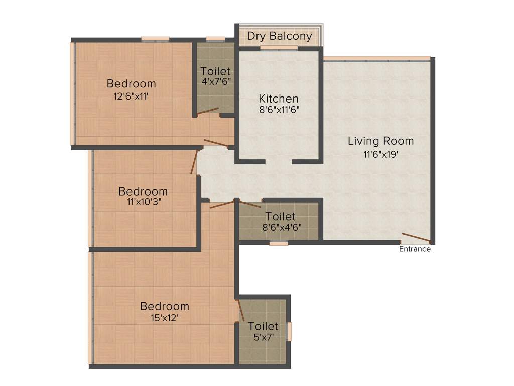 Relcon Vile Parle Kalpavriksha Cooperative Housing Society Limited (1BHK+1T (415 sq ft) 415 sq ft)