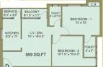 Mahalakshmi Flats (2BHK+2T (899 sq ft) 899 sq ft) Mahalakshmi Flats (2BHK+2T (899 sq ft) 899 sq ft)