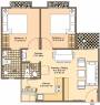  Rudraksh (2BHK+2T (581 sq ft) 581 sq ft)