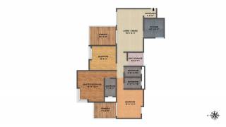 Paranjape Azure A C D E And F (3BHK+3T (786.30 sq ft) 786.3 sq ft)
