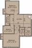Balaji Saffron (2BHK+2T (776 sq ft) 776 sq ft)