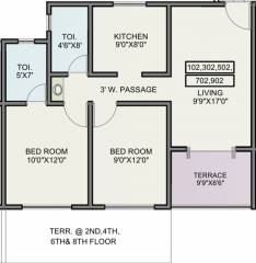 ARK Alfa Homes Phase 2 (2BHK+2T (576.52 sq ft) 576.52 sq ft) ARK Alfa Homes Phase 2 (2BHK+2T (576.52 sq ft) 576.52 sq ft)