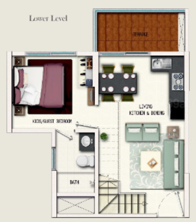  adara Floor Plan Lower Level Duplex Plan