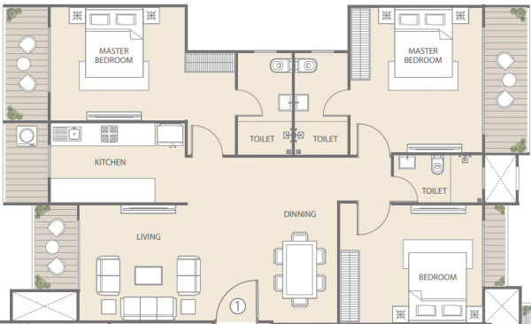  hillcrest-c-wing Floor Plan Floor Plan