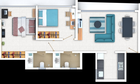  nexworld-aura-1 Floor Plan Floor Plan