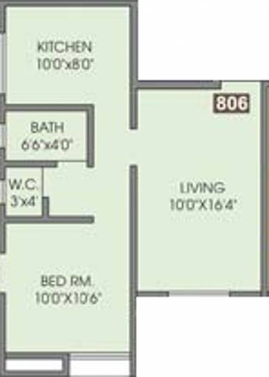 SV Joshi Vishnu Vihar Phase 2 (1BHK+1T (410 sq ft) 410 sq ft)