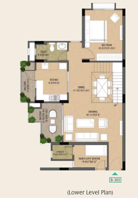  ariana Floor Plan Lower Level Duplex Plan