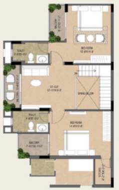  ariana Floor Plan Upper Level Duplex Plan
