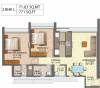Runwal Forest Tower 5 To 8 (2BHK+2T (771 sq ft) 771 sq ft)