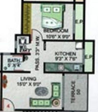 Rai Shankar Enclave (1BHK+1T (590 sq ft) 590 sq ft)