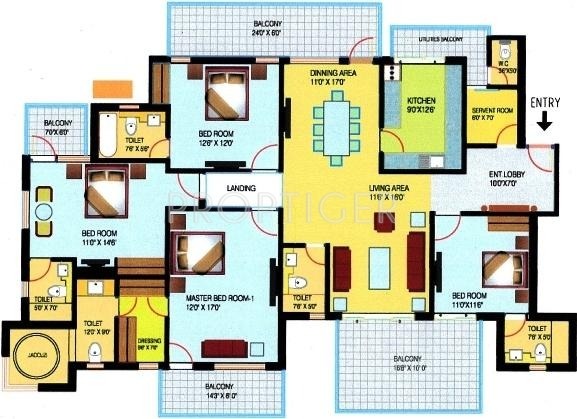  Shri Hari Niwas (4BHK+4T (2,429 sq ft) + Servant Room 2429 sq ft)
