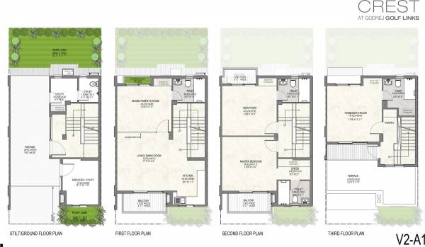 floorPlan of Godrej Crest
