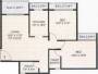 Raikar Group Yashodeep Height Floor Plan (2BHK+2T)