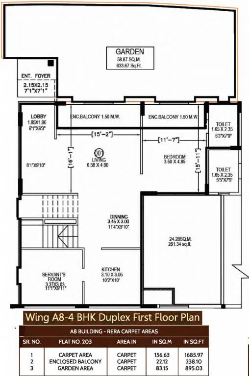 Atul Westernhills B3 And B4 D1 To D4 (4BHK+4T (1,685.95 sq ft) 1685.95 sq ft)