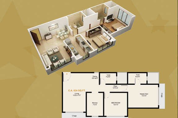 ashwini residency borivali ashwini chsl Floor Plan Floor Plan