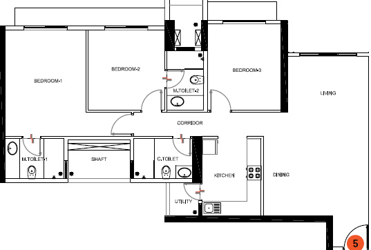  building-no-3-wing-b-astron Floor Plan Floor Plan