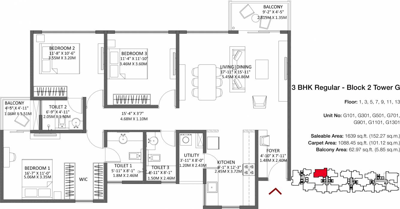 Godrej Air (3BHK+3T (1,639 sq ft) 1639 sq ft) Godrej Air (3BHK+3T (1,639 sq ft) 1639 sq ft)