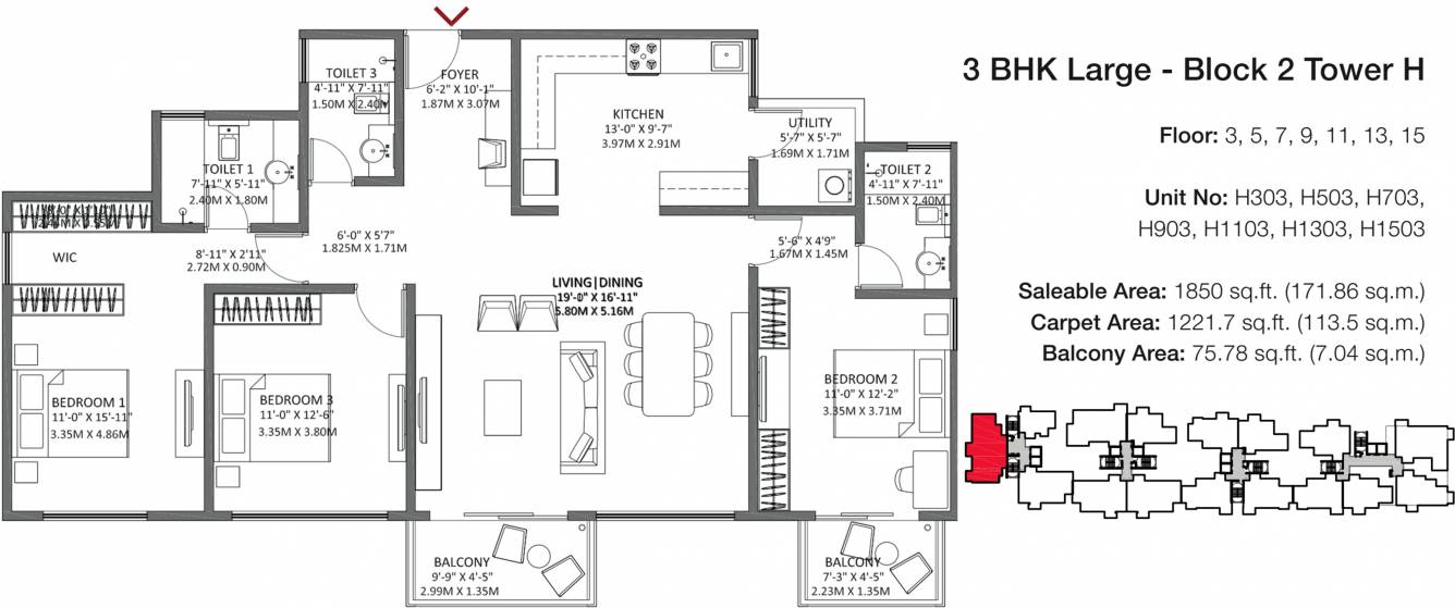 Godrej Air (3BHK+3T (1,850 sq ft) 1850 sq ft) Godrej Air (3BHK+3T (1,850 sq ft) 1850 sq ft)
