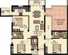 StepsStone Viktaa (3BHK+3T (1,282 sq ft) + Pooja Room 1282 sq ft)