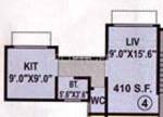 Abrol Krishna Yashodhan (1BHK+1T (410 sq ft) 410 sq ft)