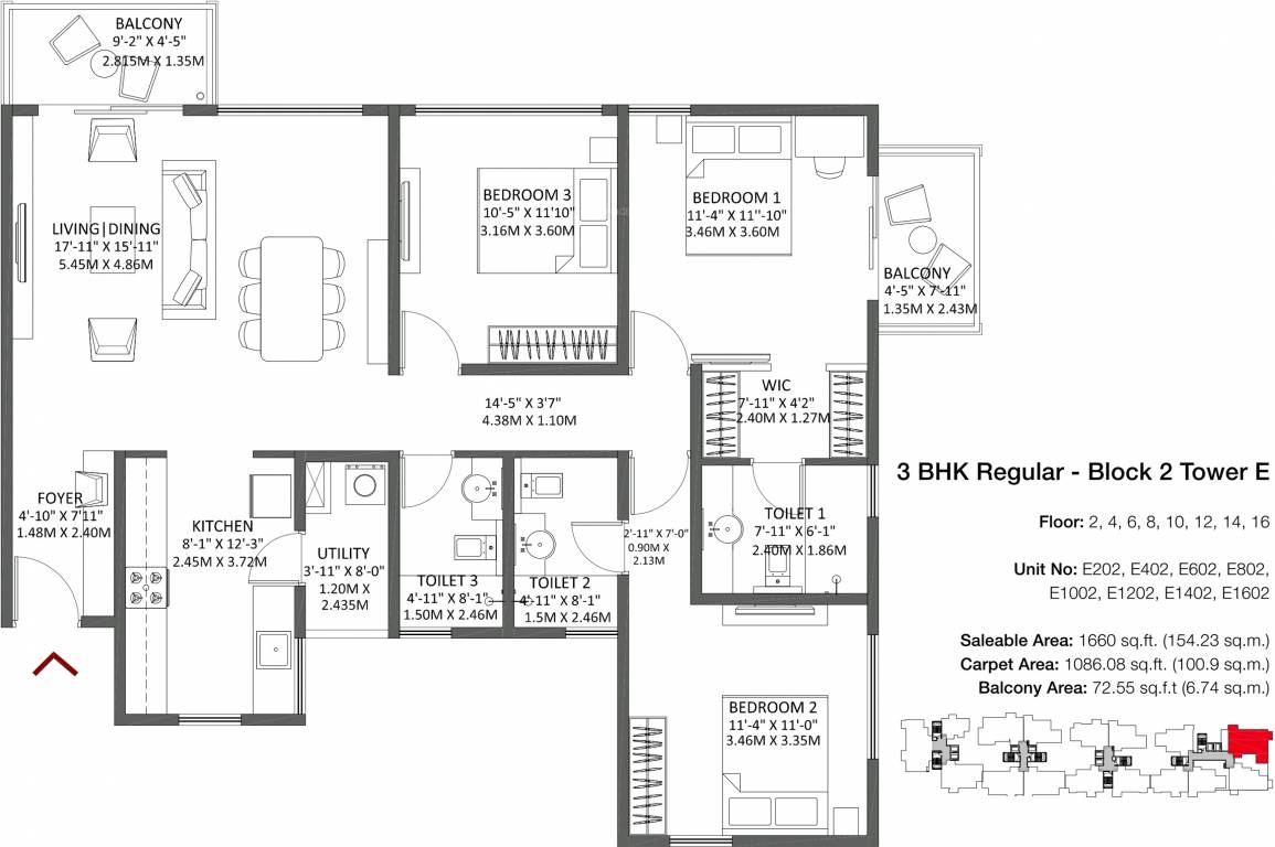 Godrej Air (3BHK+3T (1,660 sq ft) 1660 sq ft) Godrej Air (3BHK+3T (1,660 sq ft) 1660 sq ft)