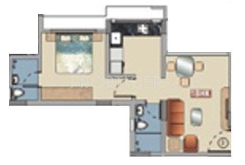 Baria Pride (1BHK+1T (475 sq ft) 475 sq ft)