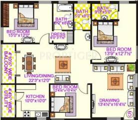 Gauthami Sri Sri Gokulam (3BHK+3T (1,875 sq ft) 1875 sq ft)