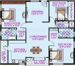 Gauthami Sri Sri Gokulam (3BHK+3T (1,995 sq ft) 1995 sq ft)