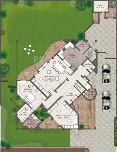 Neptune Greenwoods (4BHK+4T (5,800 sq ft) + Servant Room 5800 sq ft)