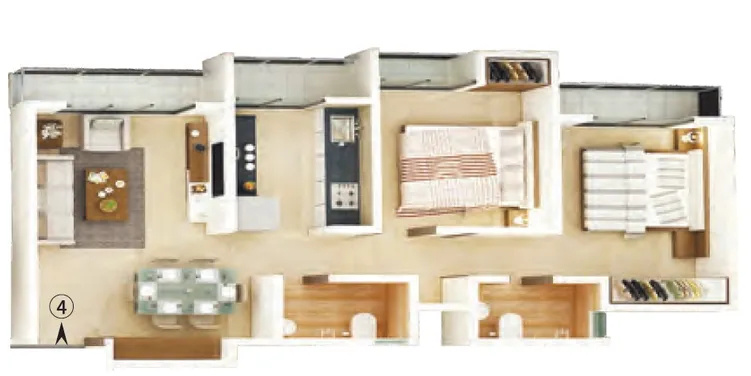 Floor Plan skyline ii Floor Plan Floor Plan