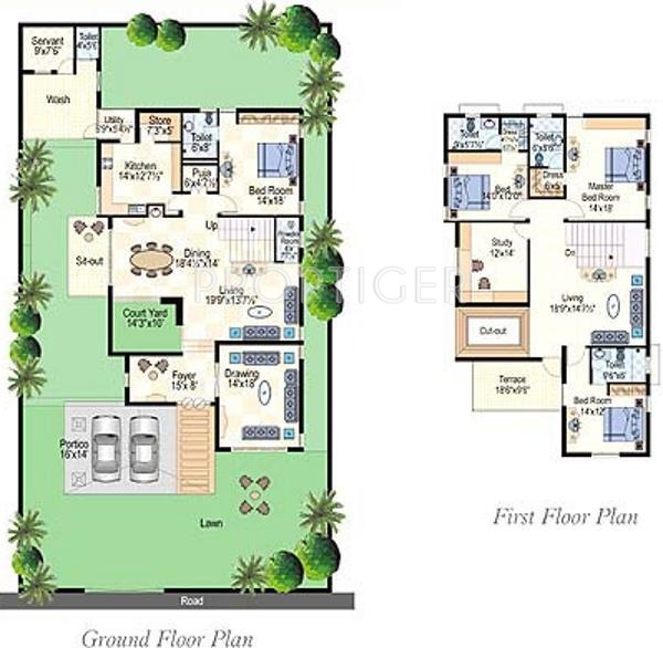 Lumbini SLN Springs (4BHK+6T (4,127 sq ft) + Servant Room 4127 sq ft)