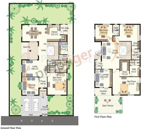 Radha Dews Ville (4BHK+4T (4,600 sq ft)   Servant Room 4600 sq ft)