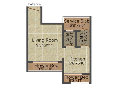 Suresh Kashinath Haware Haware Paradise (1RK+1T (248.43 sq ft) 248.43 sq ft)