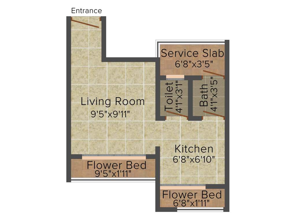 Suresh Kashinath Haware Haware Paradise (1RK+1T (248.43 sq ft) 248.43 sq ft)
