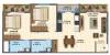 Definer Kingdom Phase 2 (2BHK+2T (1,072 sq ft) + Pooja Room 1072 sq ft)