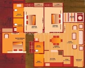 JP Harmony (3BHK+3T (1,845 sq ft) 1845 sq ft) JP Harmony (3BHK+3T (1,845 sq ft) 1845 sq ft)