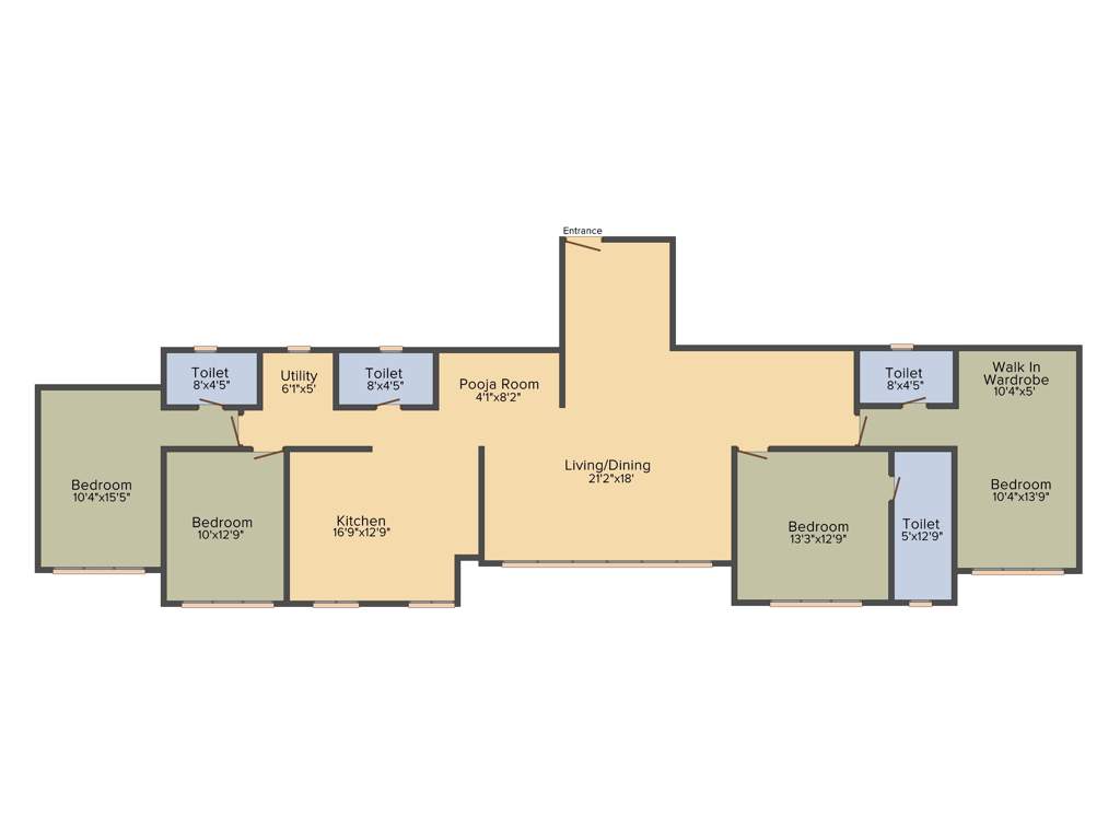 Transcon Tirumala Habitats (4BHK+4T (1,829.97 sq ft) 1829.97 sq ft)