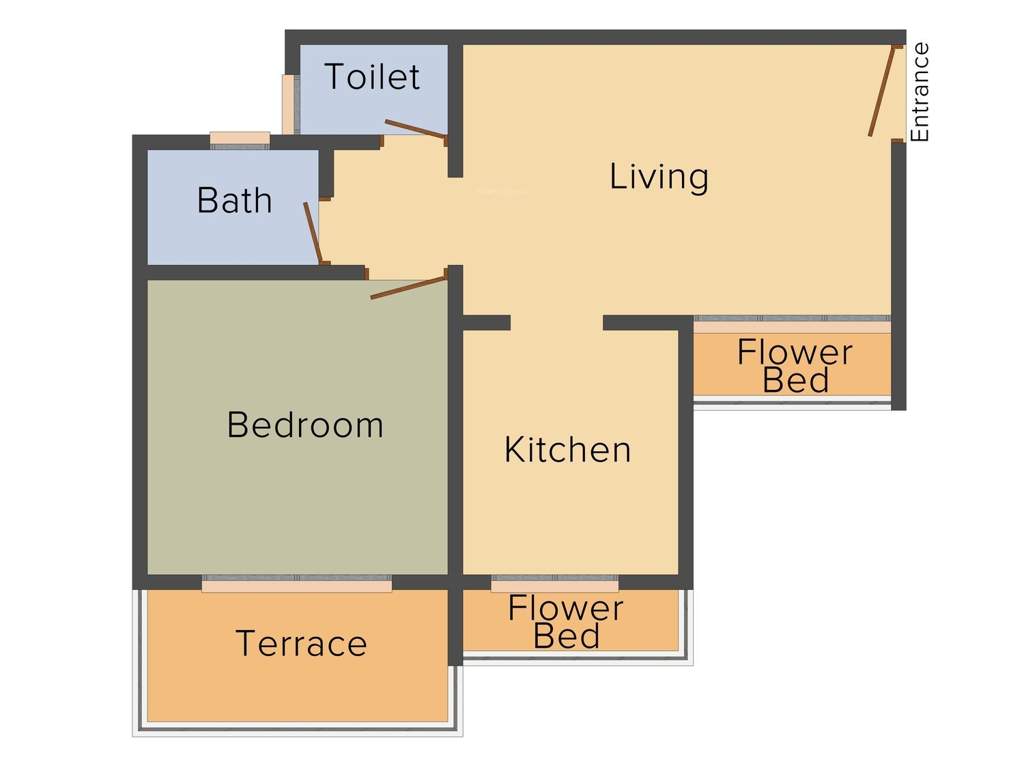 AR Indraprastha (1BHK+1T (279.04 sq ft) 279.04 sq ft)