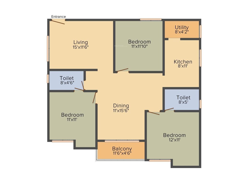 Navya Nisarga (3BHK+2T (1,400 sq ft) 1400 sq ft)