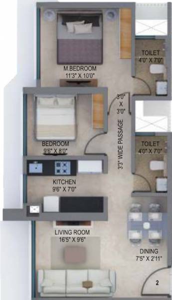  arkade-earth-gardenia Floor Plan Floor Plan