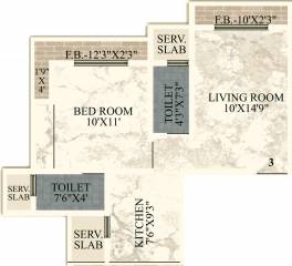 JVM Orchid (1BHK+2T (373.29 sq ft) 373.29 sq ft) JVM Orchid (1BHK+2T (373.29 sq ft) 373.29 sq ft)