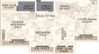JVM Orchid (2BHK+2T (598.69 sq ft) 598.69 sq ft) JVM Orchid (2BHK+2T (598.69 sq ft) 598.69 sq ft)