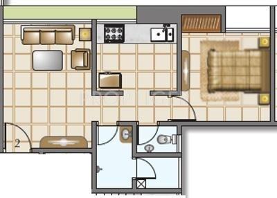 Tirupati Atlantis (1BHK+2T (625 sq ft) 625 sq ft)