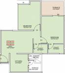 Pragati Royal Serene Phase I (2BHK+2T (523.45 sq ft) 523.45 sq ft)