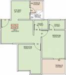 Pragati Royal Serene Phase I (2BHK+2T (506.44 sq ft) 506.44 sq ft)