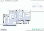 L And T Emerald Isle T9 (2BHK+2T (733.02 sq ft) 733.02 sq ft)