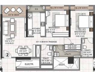 azziano-wing-h Floor Plan Floor Plan