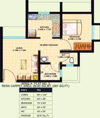 Dosti Desire Dosti Joy (1BHK+1T (286.54 sq ft) 286.54 sq ft)
