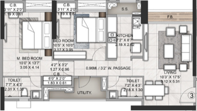  azziano wing i Floor Plan Floor Plan